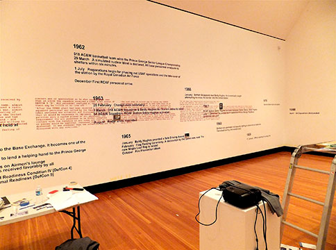 Two Rivers Gallery installation