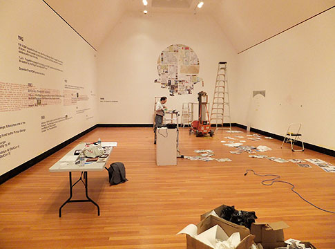 Two Rivers Gallery installation