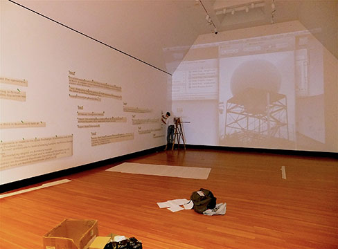 Two Rivers Gallery installation